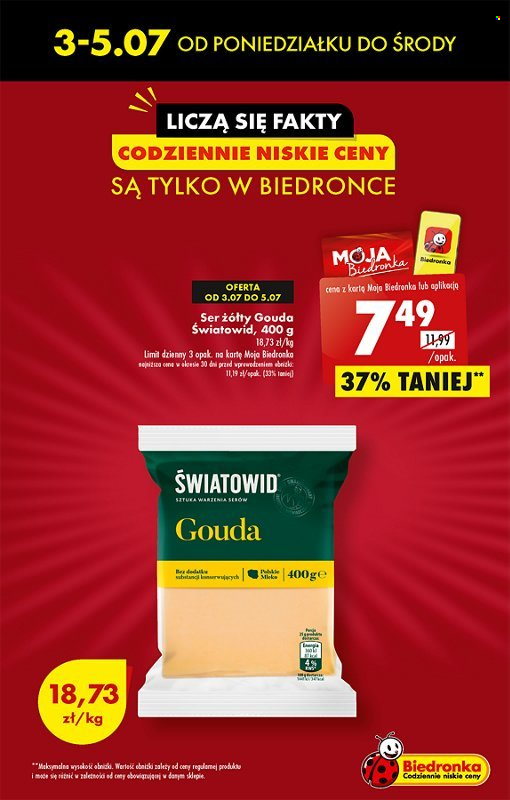 Gazetka Biedronka - 3.07.2023 - 8.07.2023. Strona 3