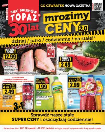Gazetka Topaz - 6.07.2023 - 12.07.2023.