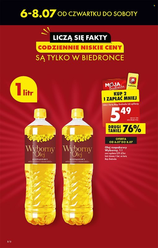 Gazetka Biedronka - 6.07.2023 - 12.07.2023. Strona 2
