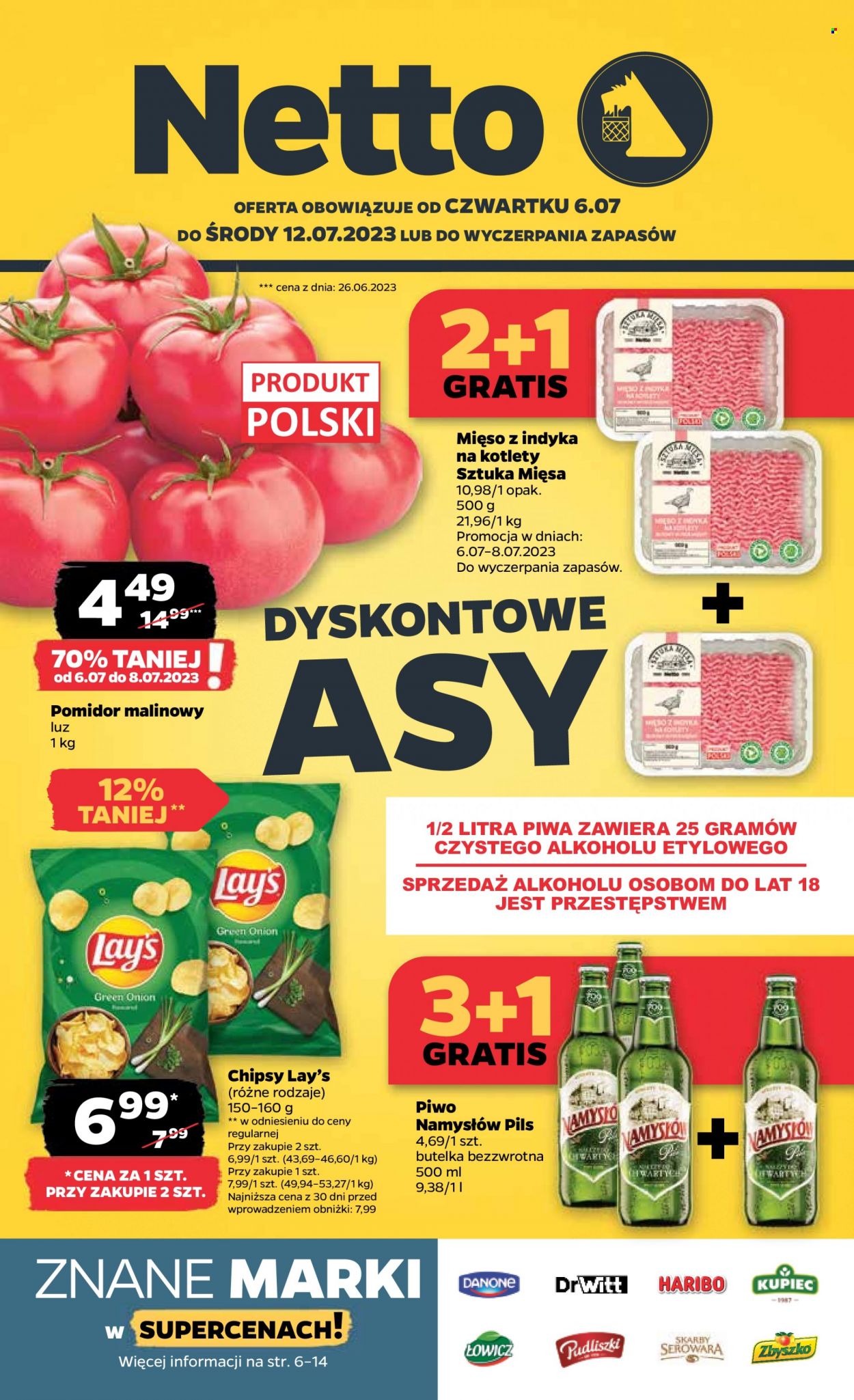 Gazetka Netto - 6.07.2023 - 12.07.2023. Strona 1