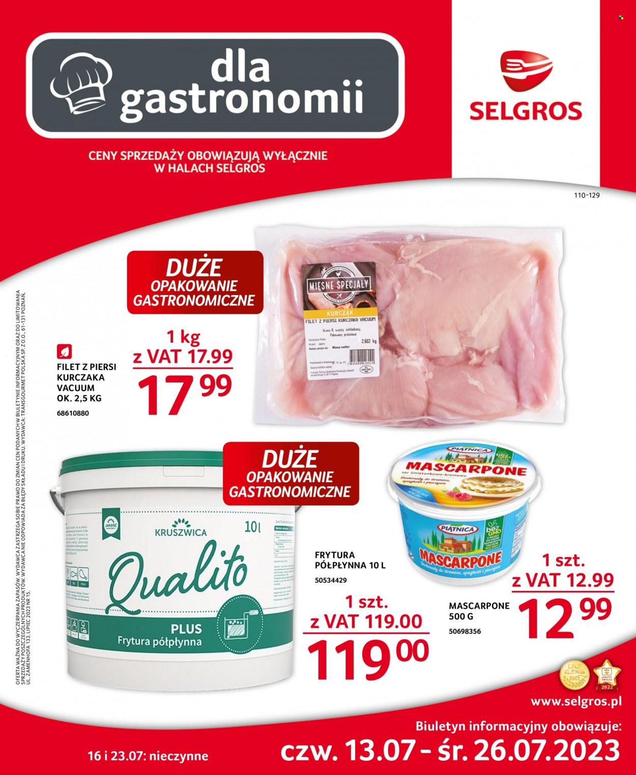 Gazetka Selgros - 13.07.2023 - 26.07.2023. Strona 1