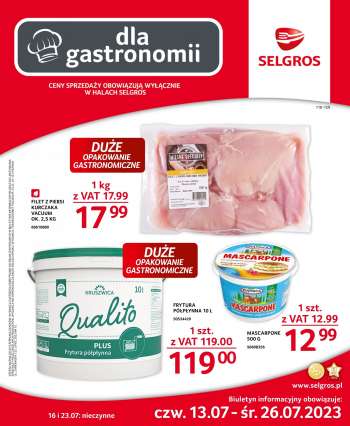 Gazetka Selgros - 13.07.2023 - 26.07.2023.