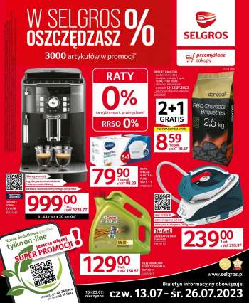 Gazetka Selgros - 13.07.2023 - 26.07.2023.