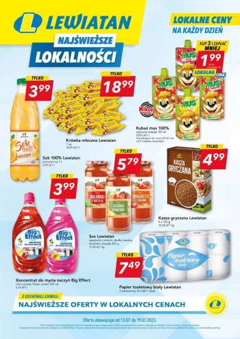 Gazetka Lewiatan - 13.07.2023 - 19.07.2023.