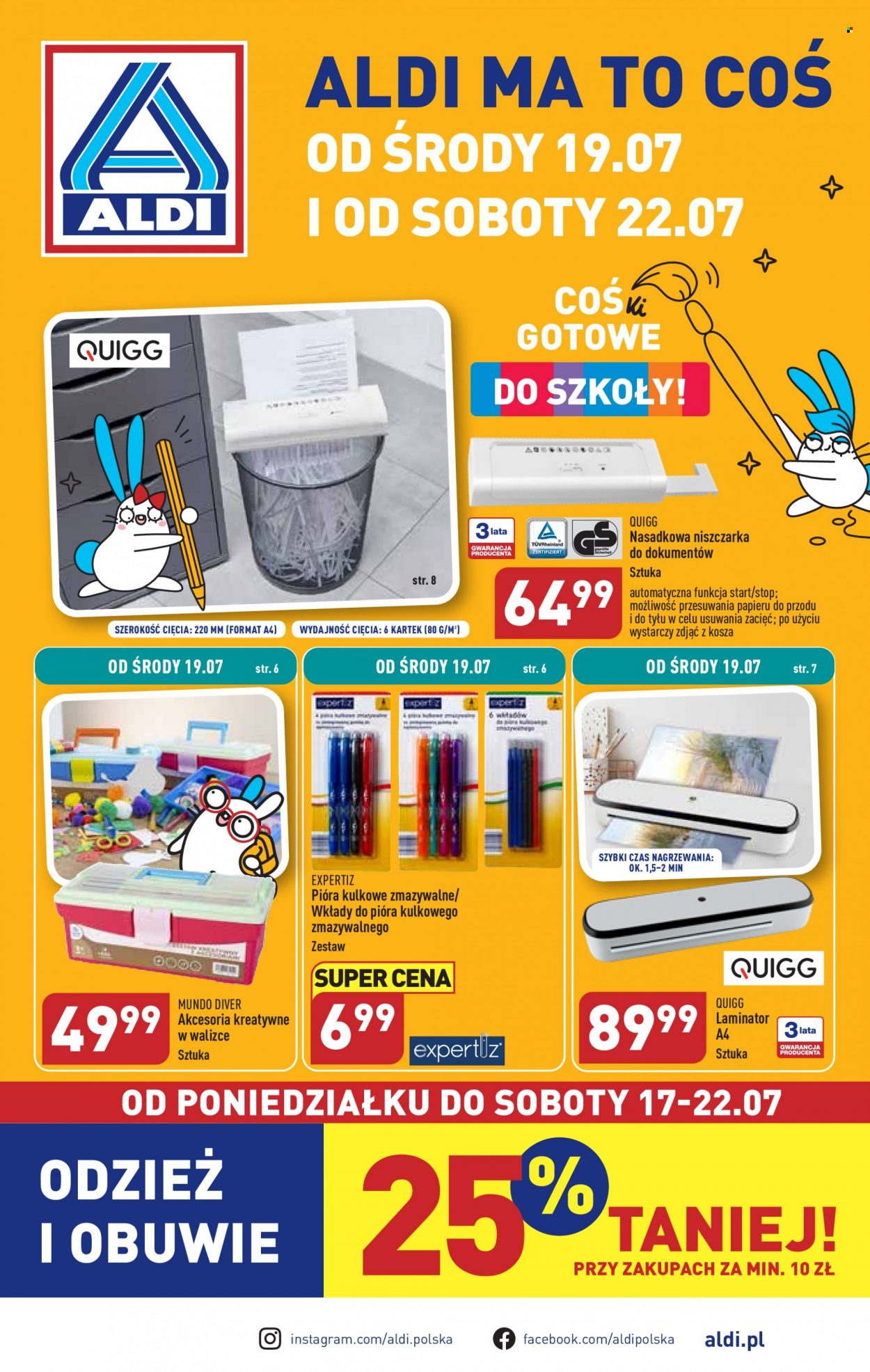 Gazetka ALDI - 19.07.2023 - 22.07.2023. Strona 1