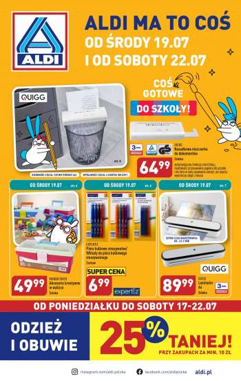 Gazetka ALDI - 19.07.2023 - 22.07.2023.