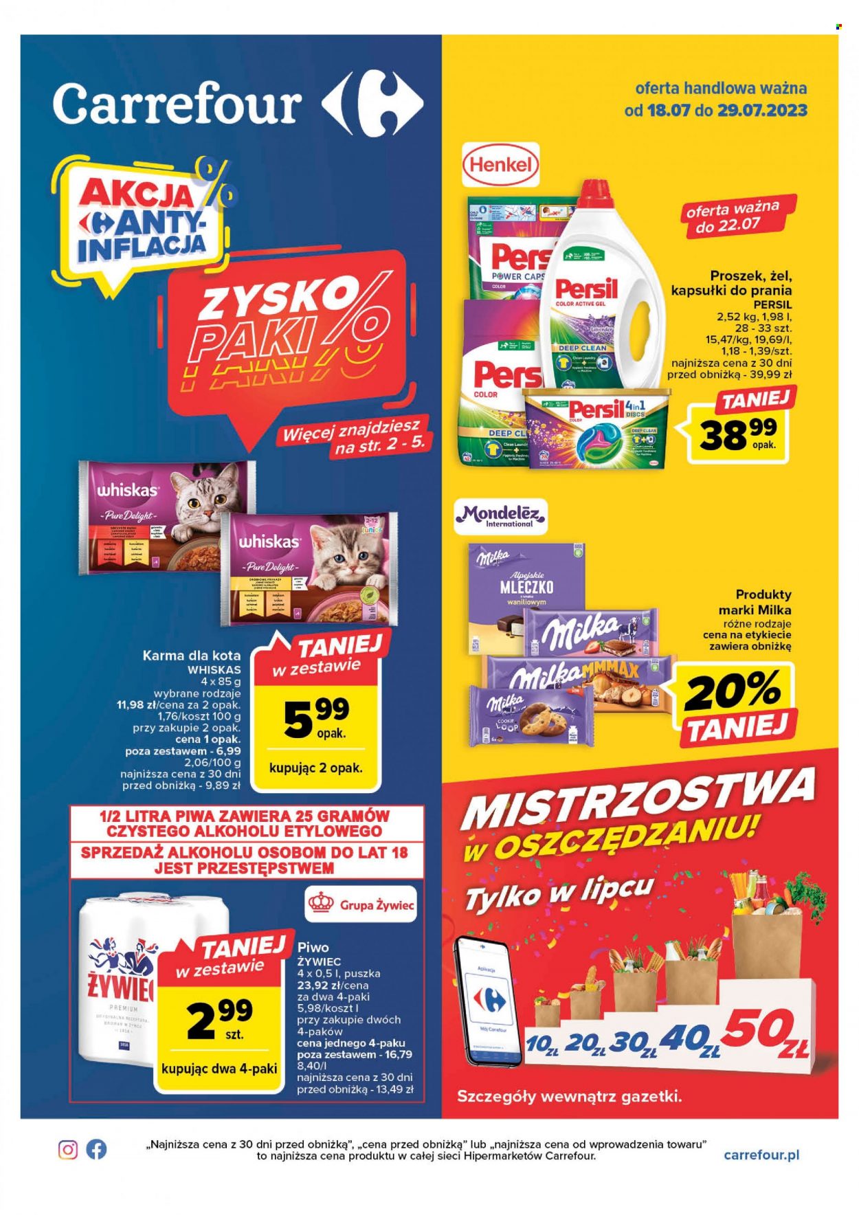 Gazetka Carrefour - 18.07.2023 - 29.07.2023. Strona 1