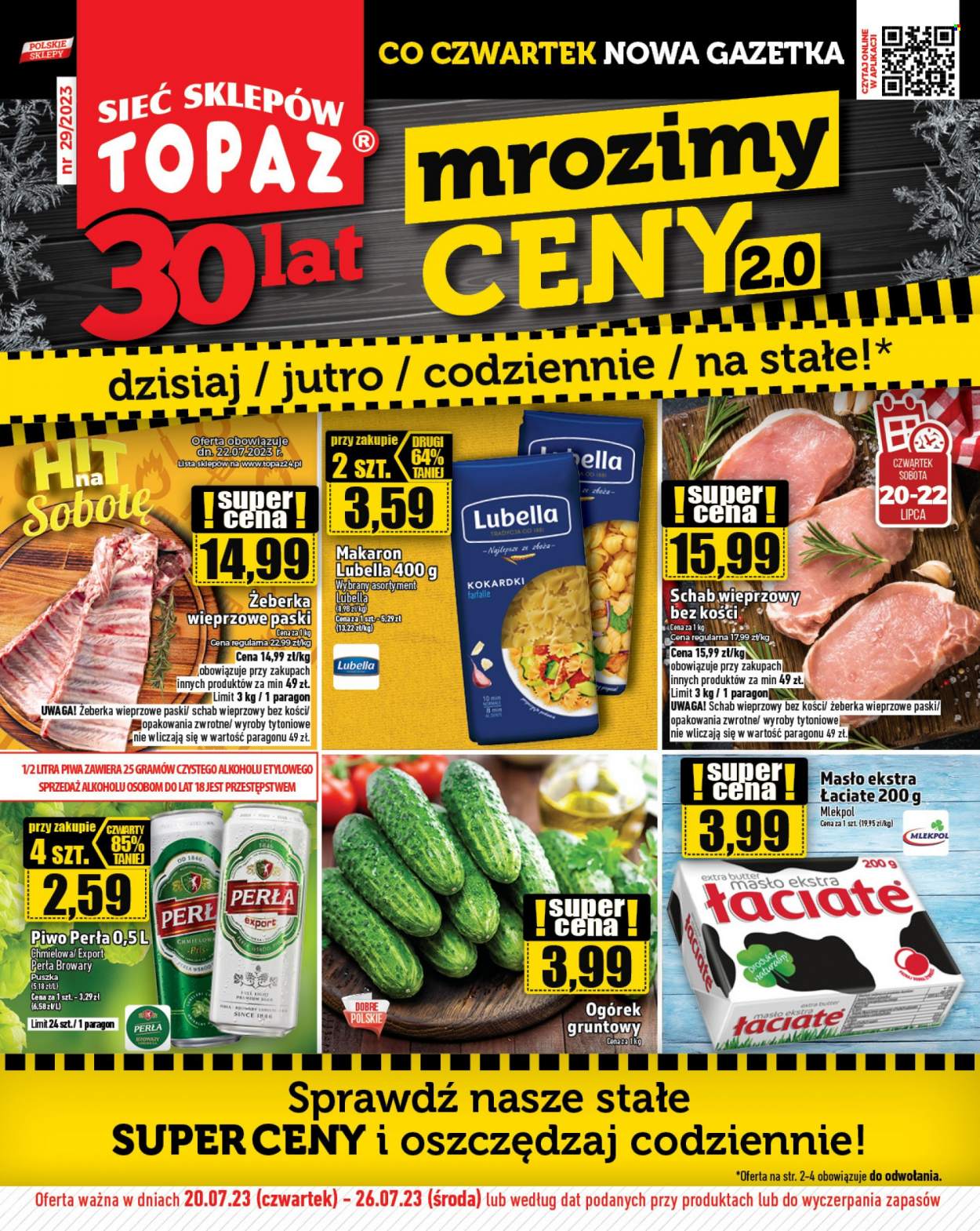 Gazetka Topaz - 20.07.2023 - 26.07.2023. Strona 1