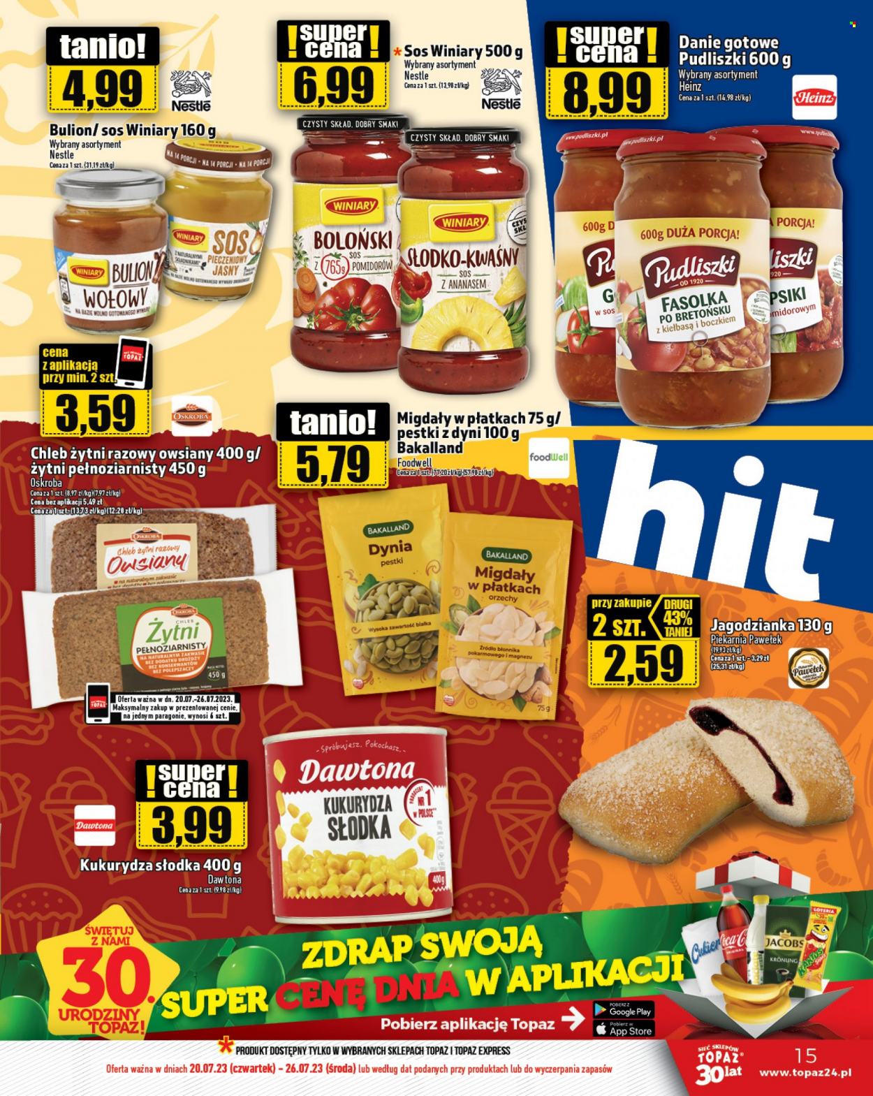 Gazetka Topaz - 20.07.2023 - 26.07.2023. Strona 15
