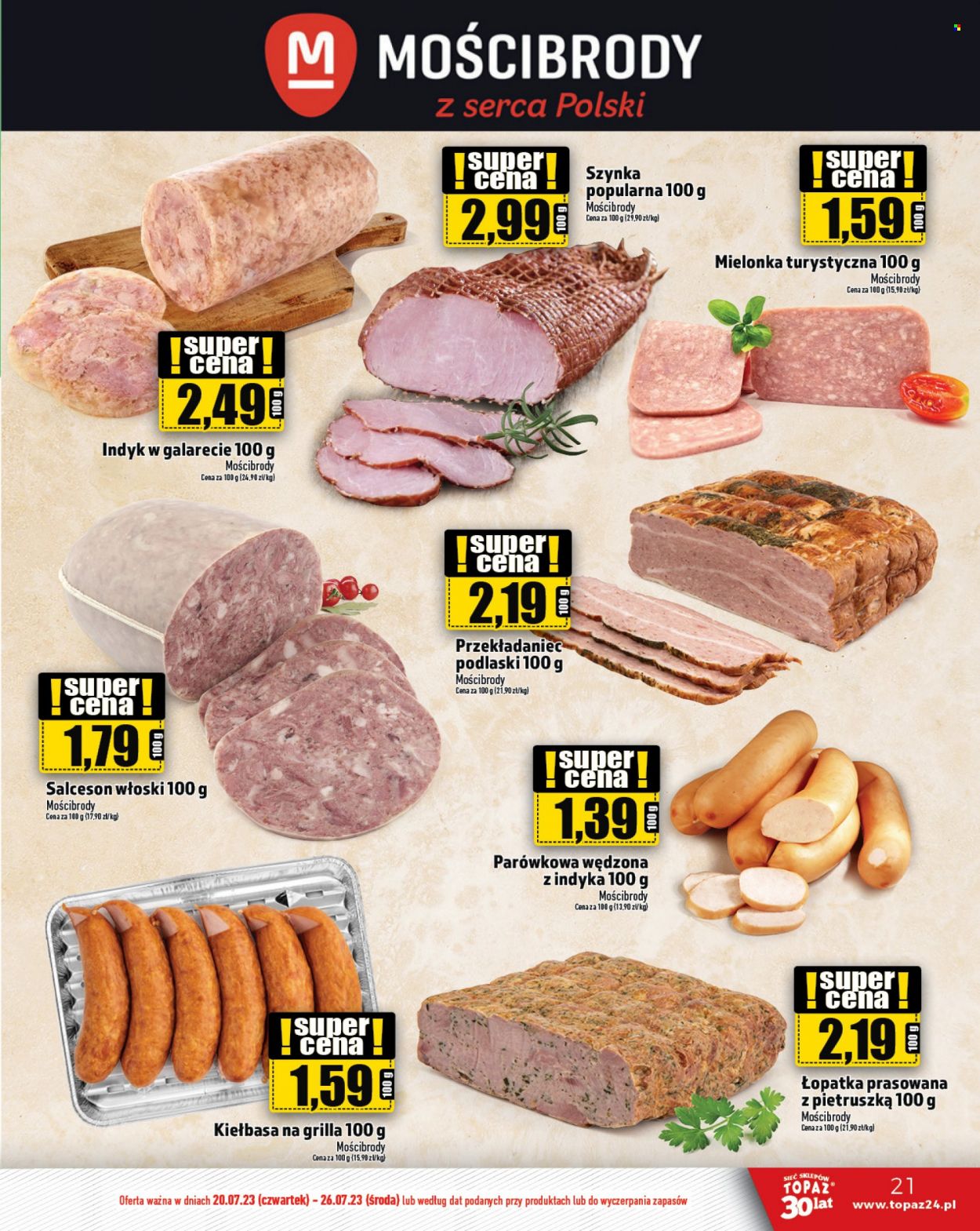 Gazetka Topaz - 20.07.2023 - 26.07.2023. Strona 21