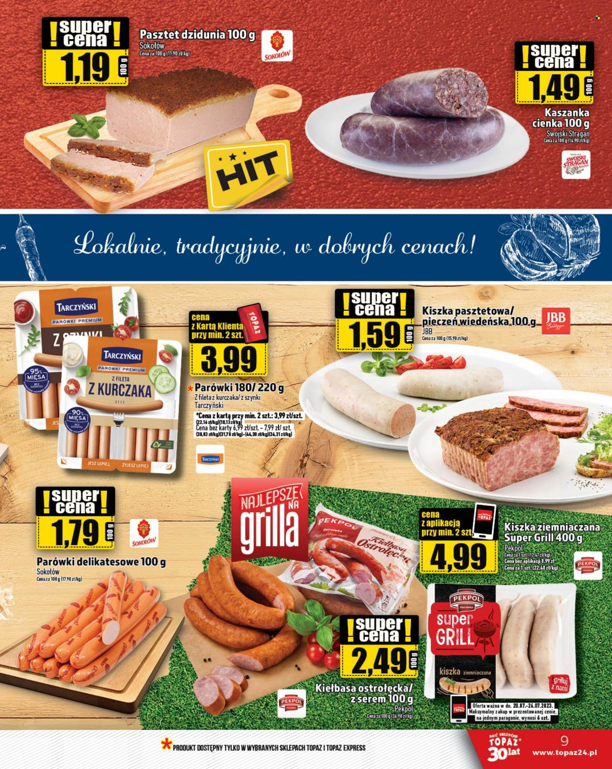 Gazetka Topaz - 20.07.2023 - 26.07.2023. Strona 9