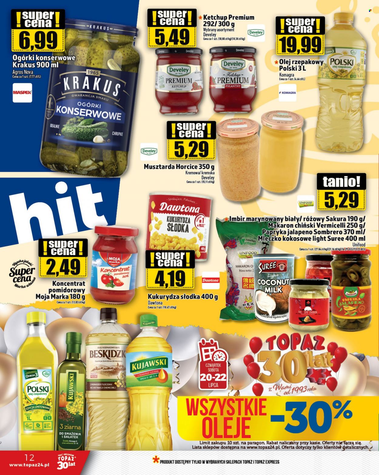 Gazetka Topaz - 20.07.2023 - 26.07.2023. Strona 12