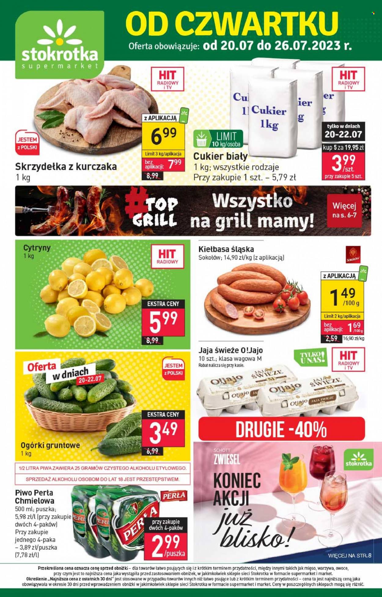 Gazetka Stokrotka Supermarket - 20.07.2023 - 26.07.2023. Strona 1