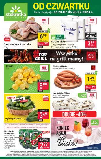 Gazetka Stokrotka Supermarket - 20.07.2023 - 26.07.2023.