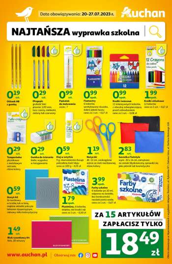 Gazetka Auchan - 20.07.2023 - 27.07.2023.