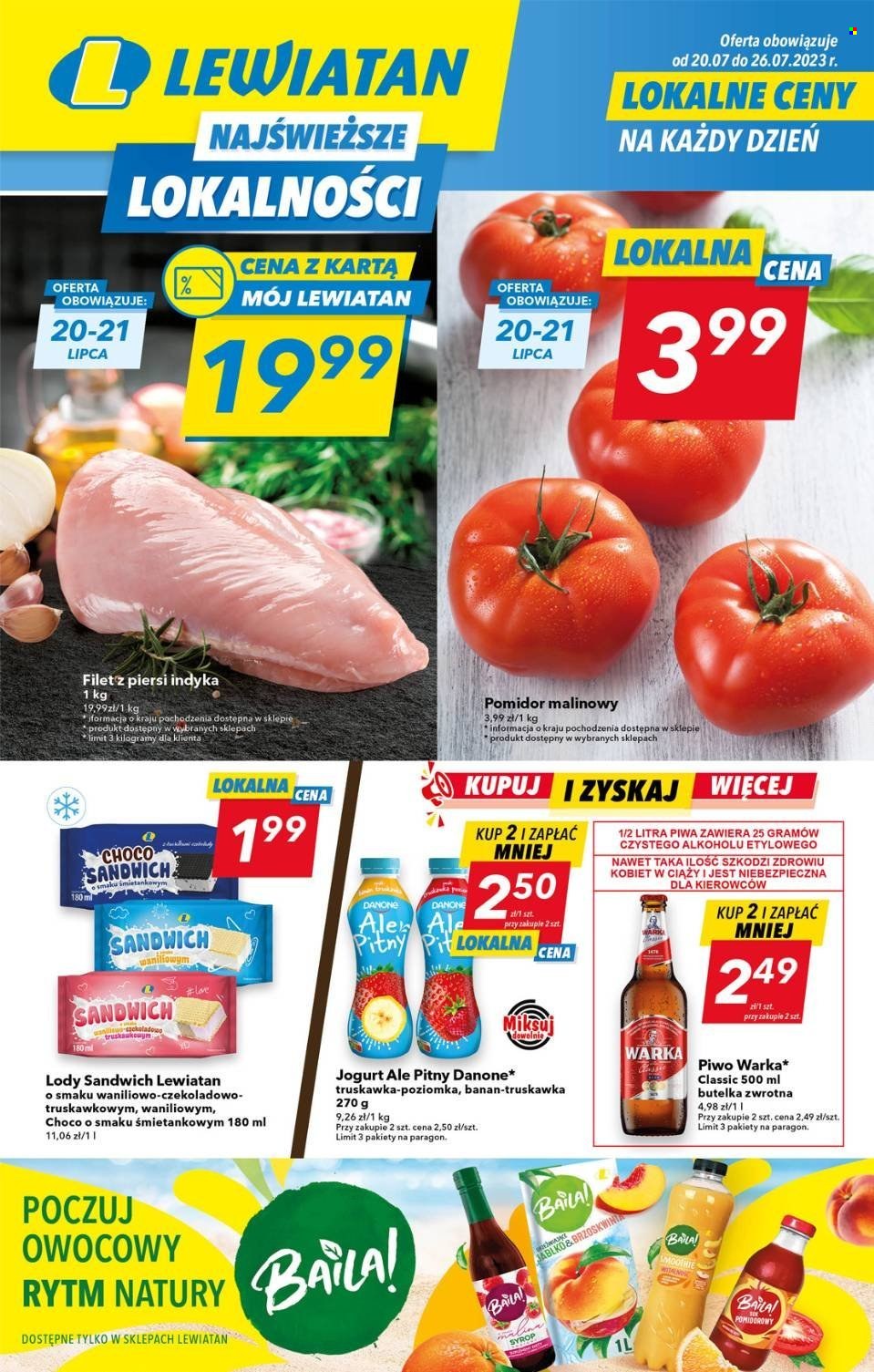 Gazetka Lewiatan - 20.07.2023 - 26.07.2023. Strona 1