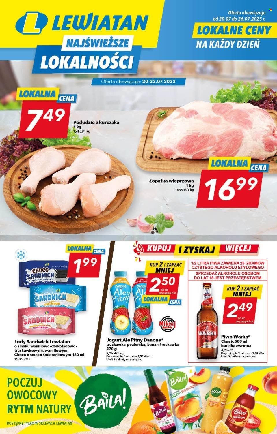 Gazetka Lewiatan - 20.07.2023 - 26.07.2023. Strona 1