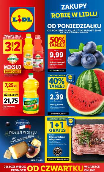 Leták Lidl - 24.7.2023 - 29.7.2023.