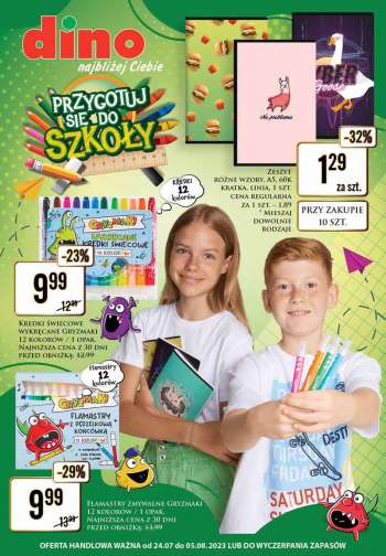 Gazetka Dino - 24.07.2023 - 5.08.2023.