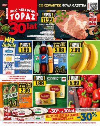 Gazetka Topaz - 27.07.2023 - 2.08.2023.