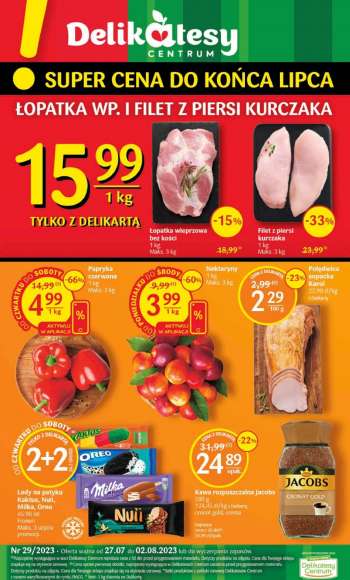 Gazetka Delikatesy Centrum - 27.07.2023 - 2.08.2023.