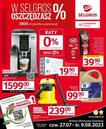 Gazetka Selgros - 27.07.2023 - 9.08.2023.