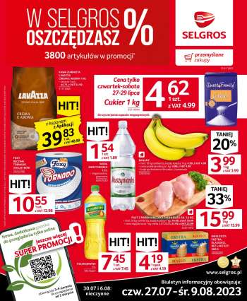 Gazetka Selgros - 27.07.2023 - 9.08.2023.