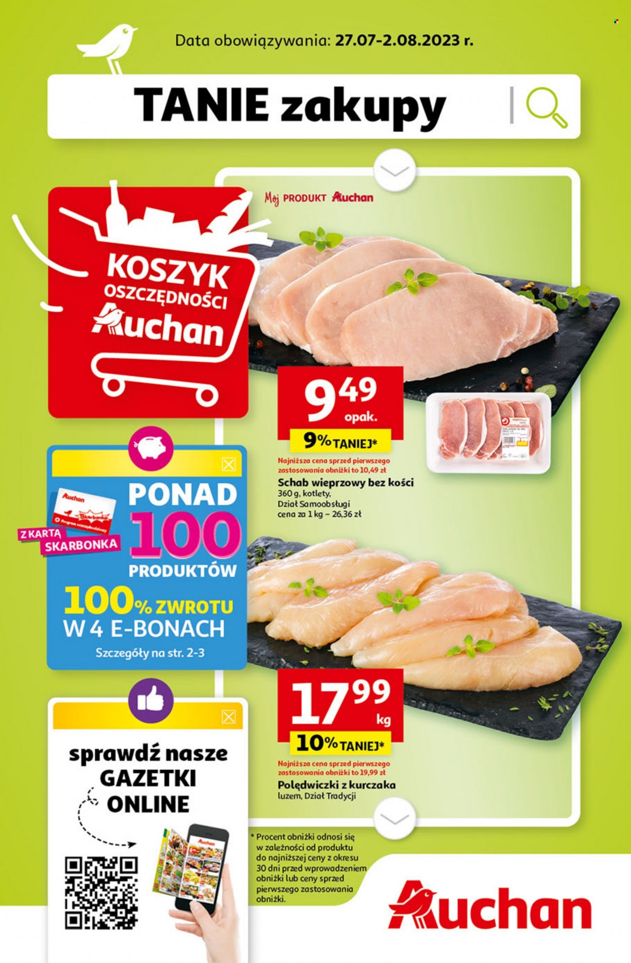 Gazetka Auchan - 27.07.2023 - 2.08.2023. Strona 1