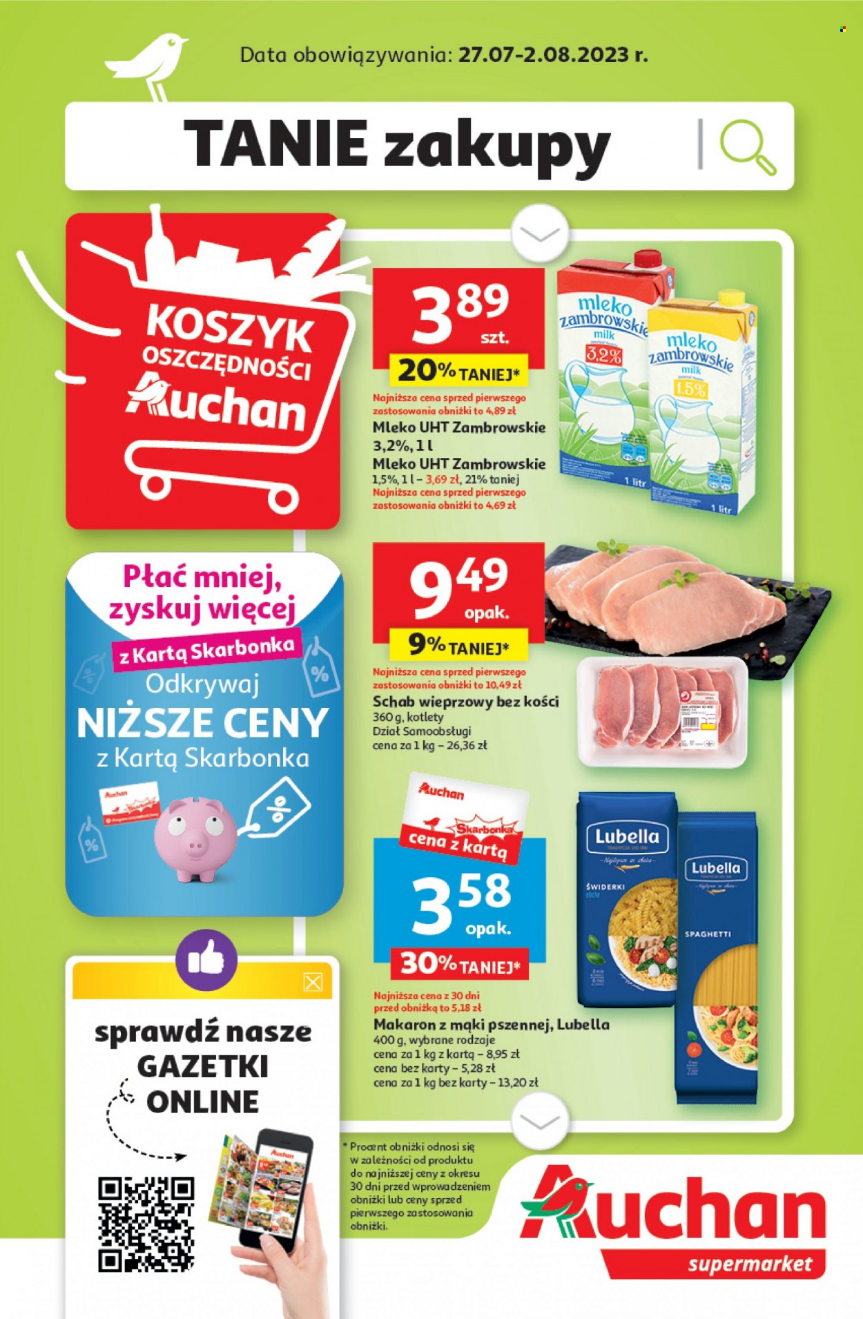 Gazetka Auchan - 27.07.2023 - 2.08.2023. Strona 1