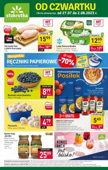 Gazetka Stokrotka Supermarket - 27.07.2023 - 2.08.2023.