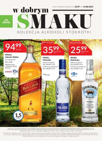 Gazetka Stokrotka Supermarket - 20.07.2023 - 16.08.2023.