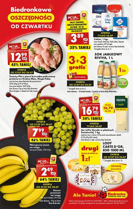 Gazetka Biedronka - 27.07.2023 - 2.08.2023. Strona 1