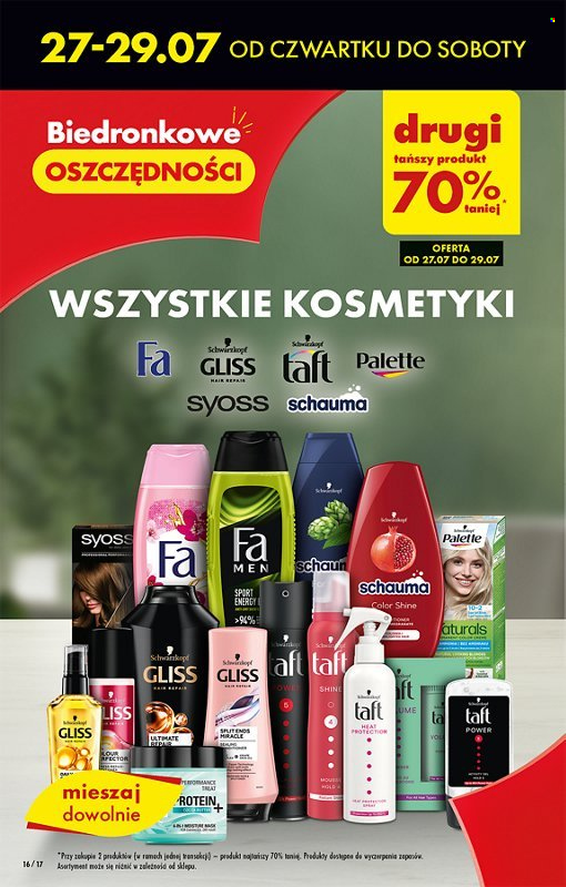 Gazetka Biedronka - 27.07.2023 - 2.08.2023. Strona 16