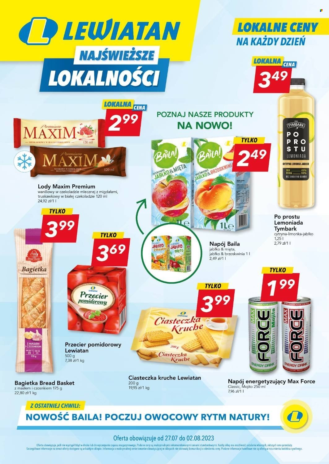 Gazetka Lewiatan - 27.07.2023 - 2.08.2023. Strona 1