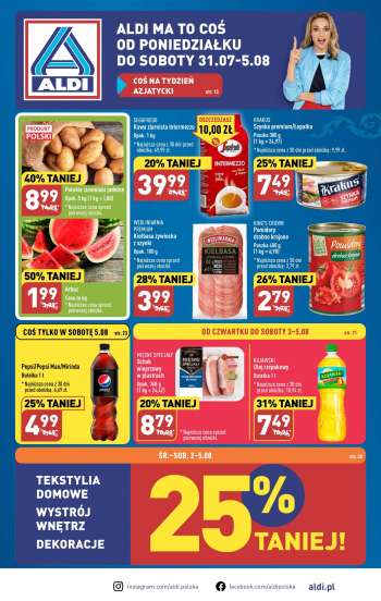 Gazetka ALDI - 31.07.2023 - 5.08.2023.