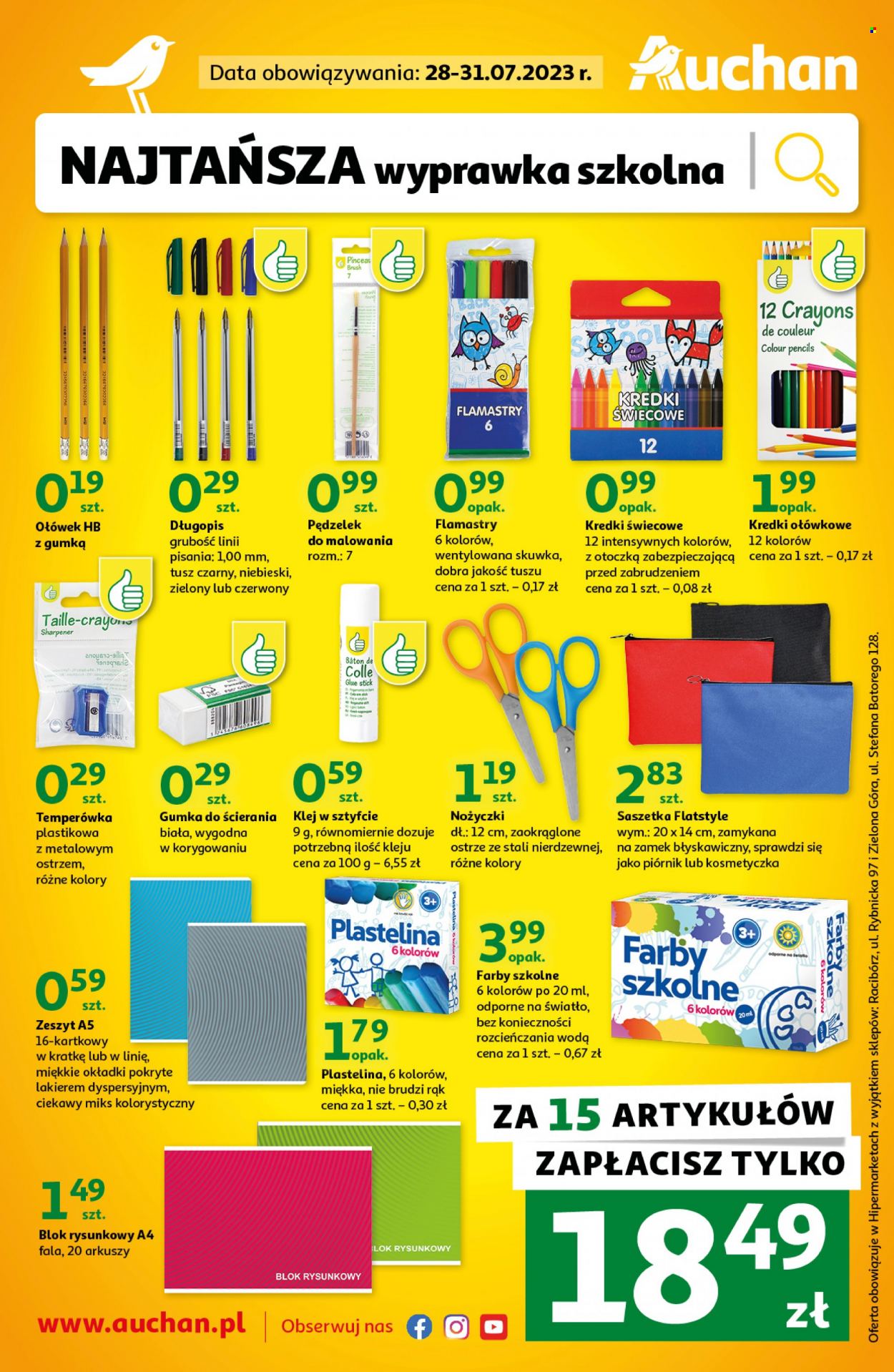 Gazetka Auchan - 28.07.2023 - 31.07.2023. Strona 1