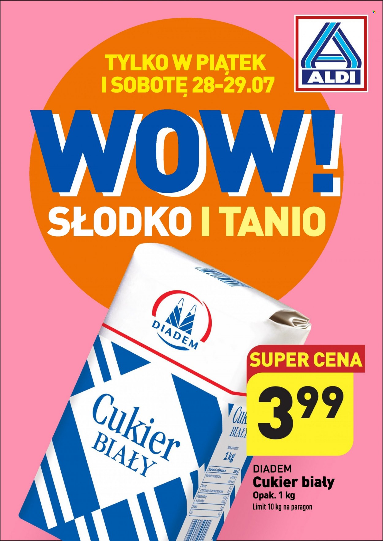 Gazetka ALDI - 28.07.2023 - 29.07.2023. Strona 1