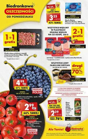 Gazetka Biedronka - 31.07.2023 - 5.08.2023.