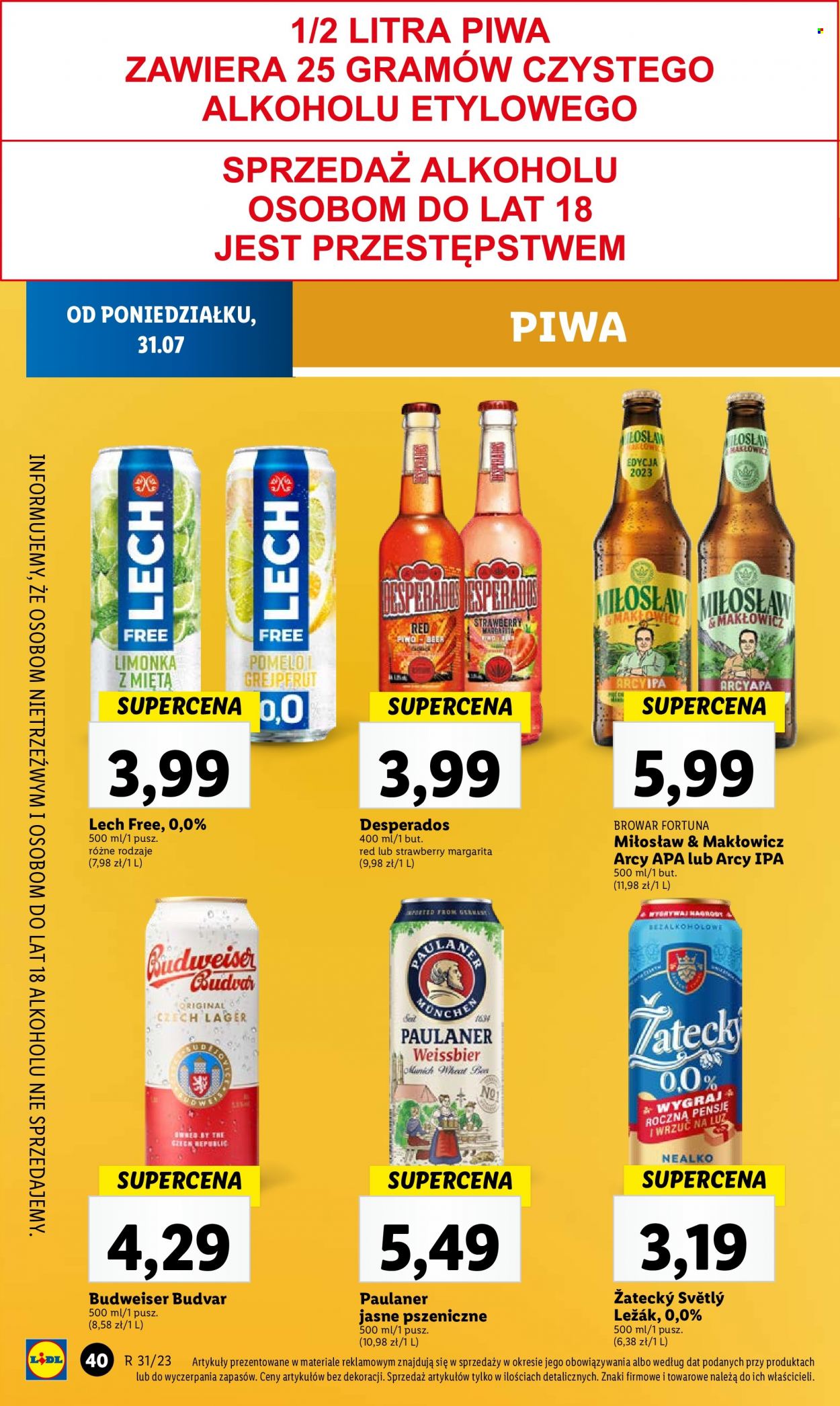 Gazetka Lidl - 31.07.2023 - 5.08.2023. Strona 52
