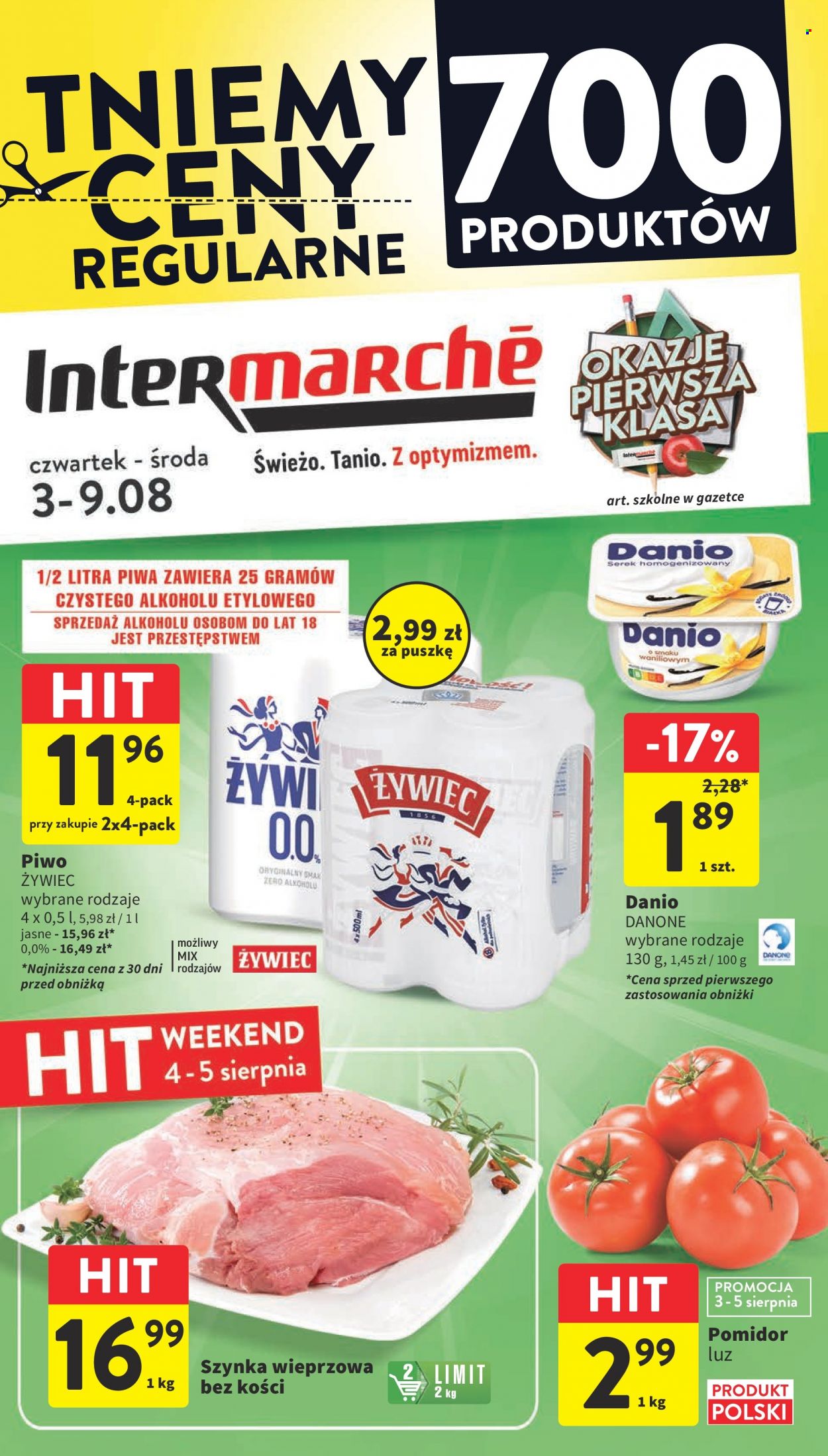 Gazetka Intermarché - 3.08.2023 - 9.08.2023. Strona 1