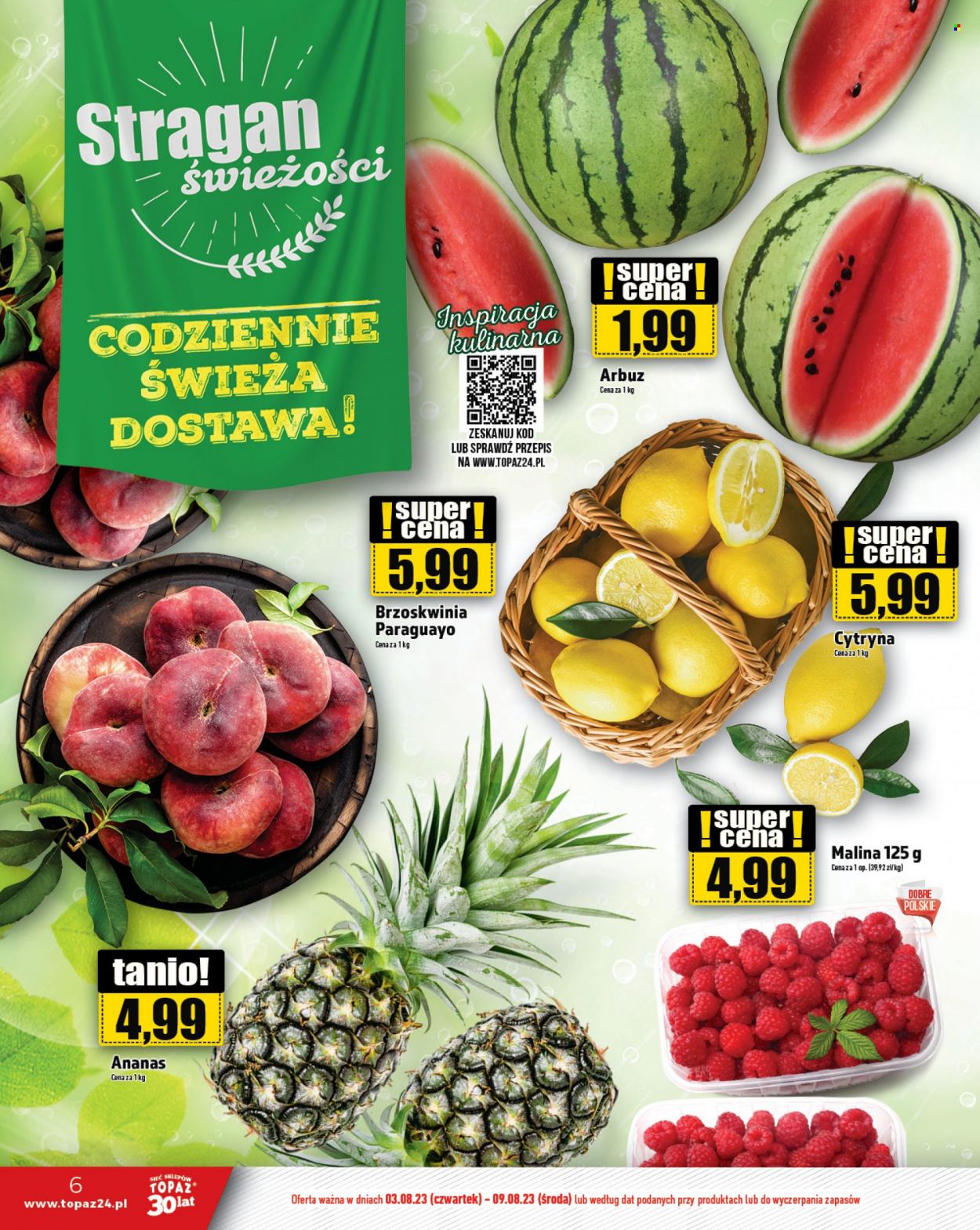 Gazetka Topaz - 3.08.2023 - 9.08.2023. Strona 6