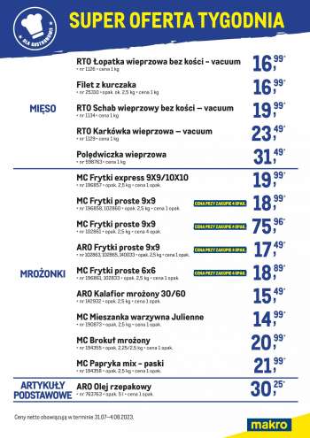 Gazetka Makro - 31.07.2023 - 4.08.2023.