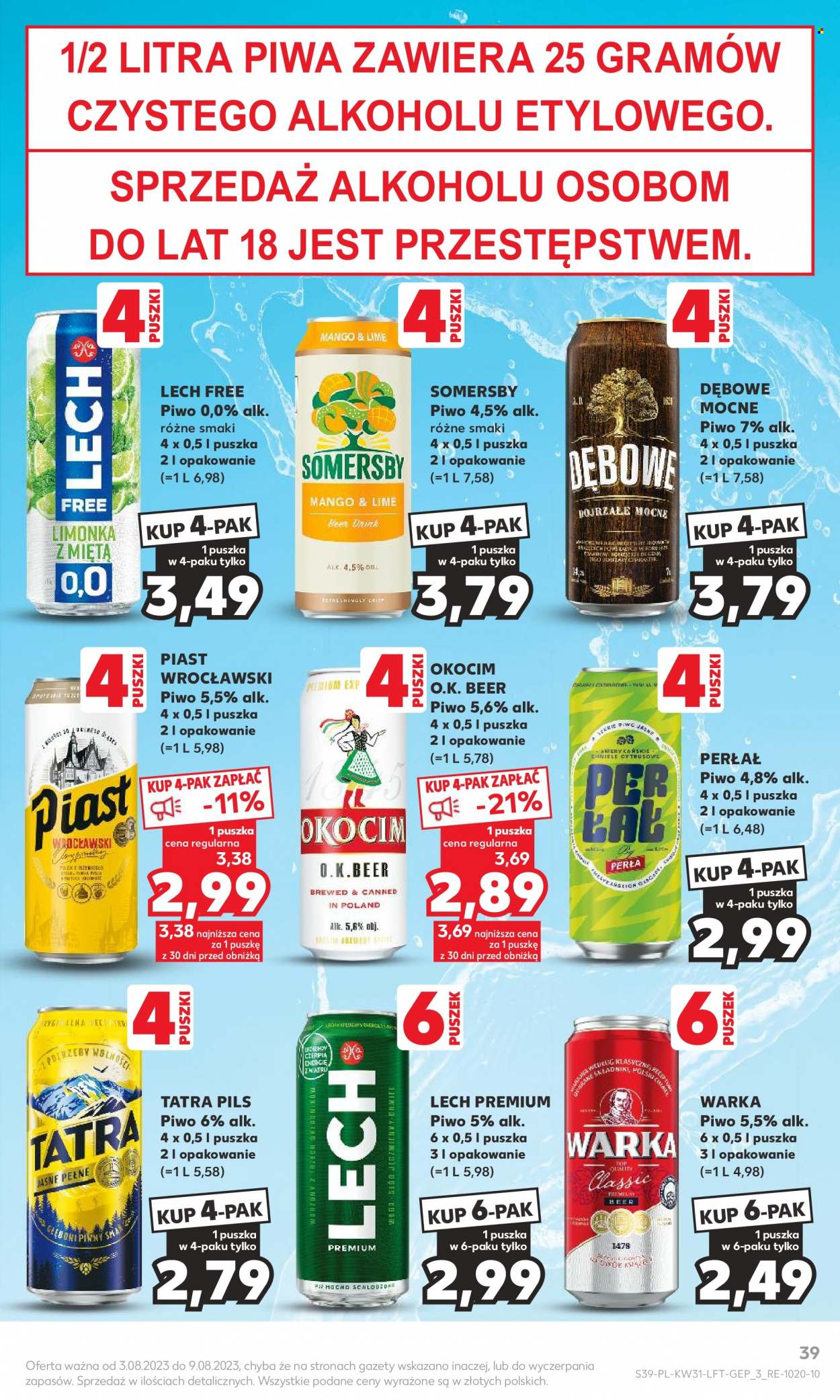 Gazetka Kaufland - 3.08.2023 - 9.08.2023. Strona 39