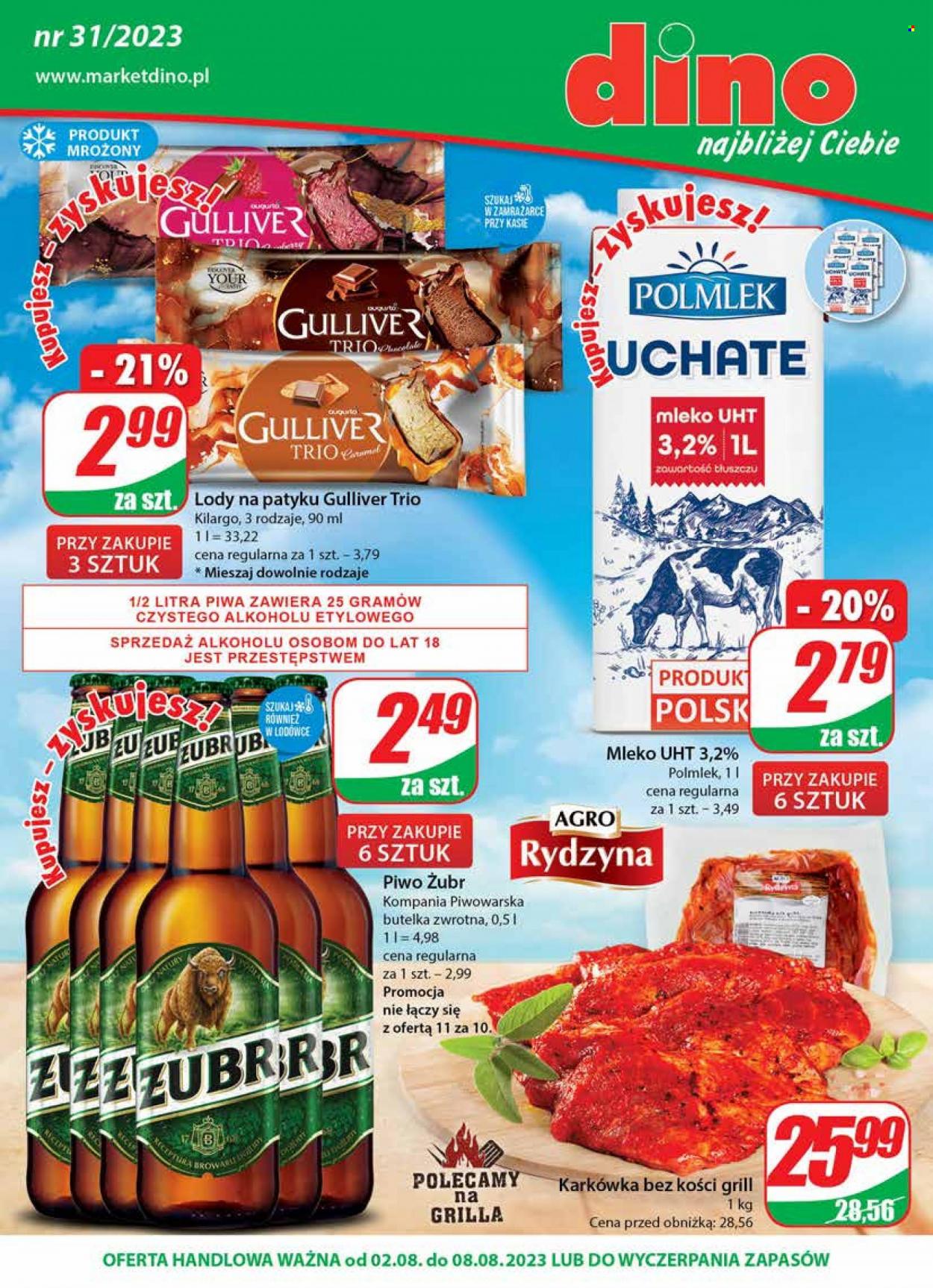 Gazetka Dino - 2.08.2023 - 8.08.2023. Strona 1