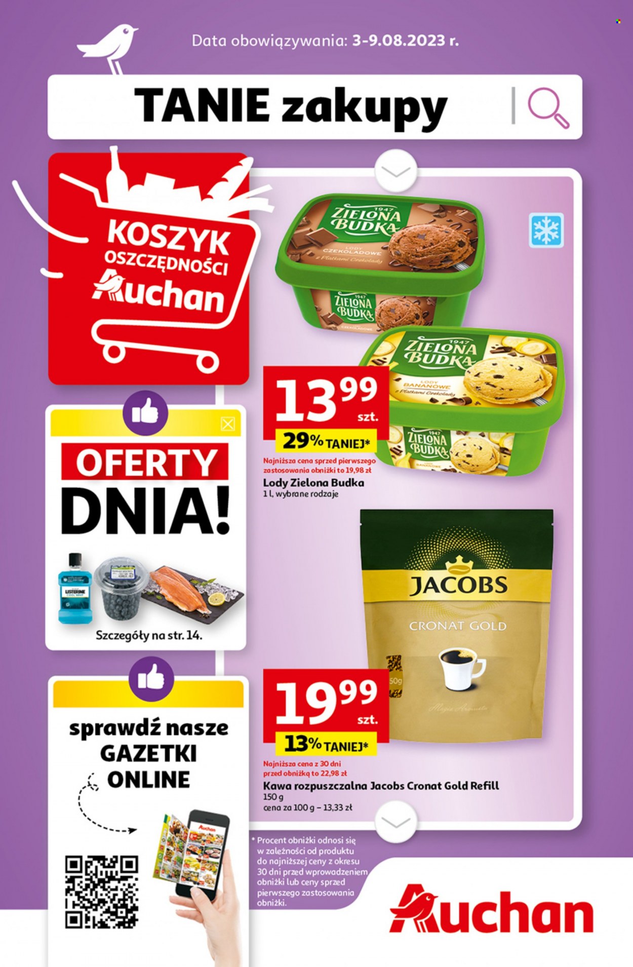 Gazetka Auchan - 3.08.2023 - 9.08.2023. Strona 1
