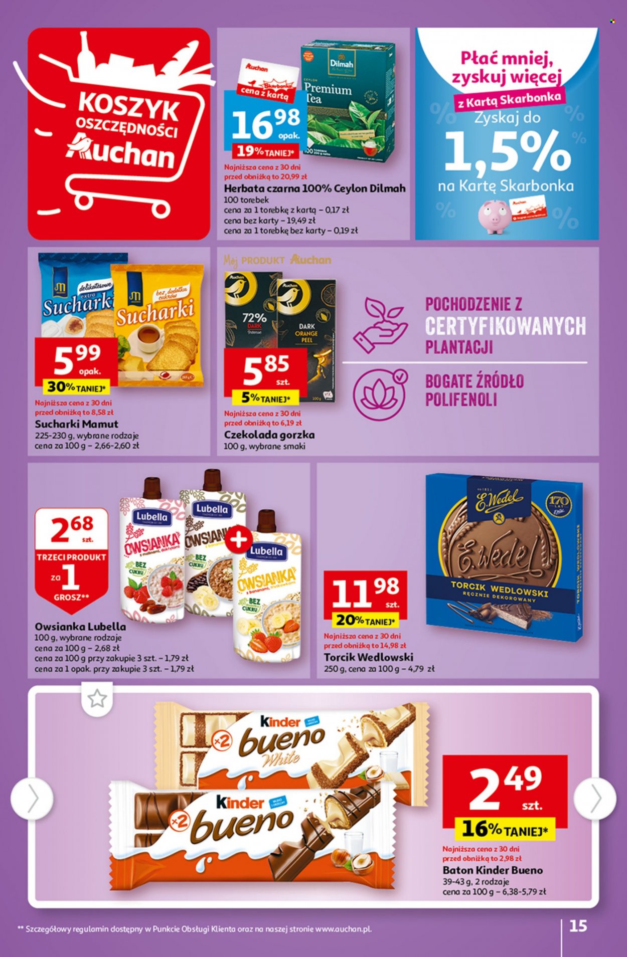 Gazetka Auchan - 3.08.2023 - 9.08.2023. Strona 15