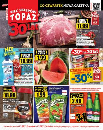 Gazetka Topaz - 3.08.2023 - 9.08.2023.