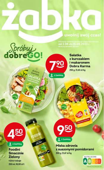 Gazetka Żabka - 2.08.2023 - 15.08.2023.