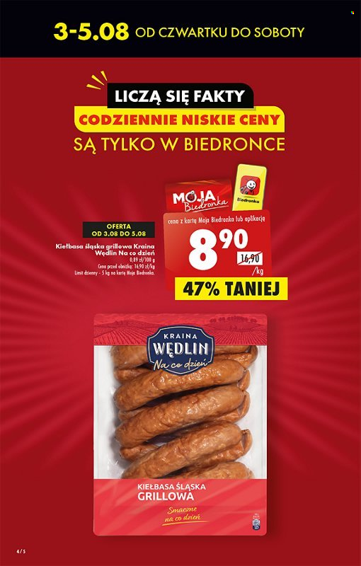 Gazetka Biedronka - 3.08.2023 - 9.08.2023. Strona 4