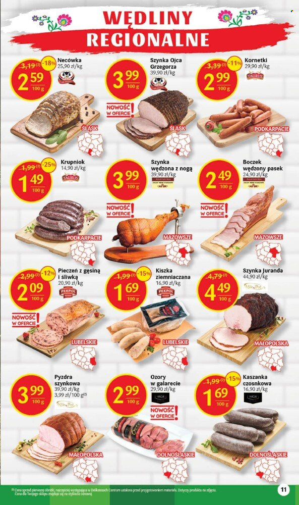 Gazetka Delikatesy Centrum - 3.08.2023 - 9.08.2023. Strona 11